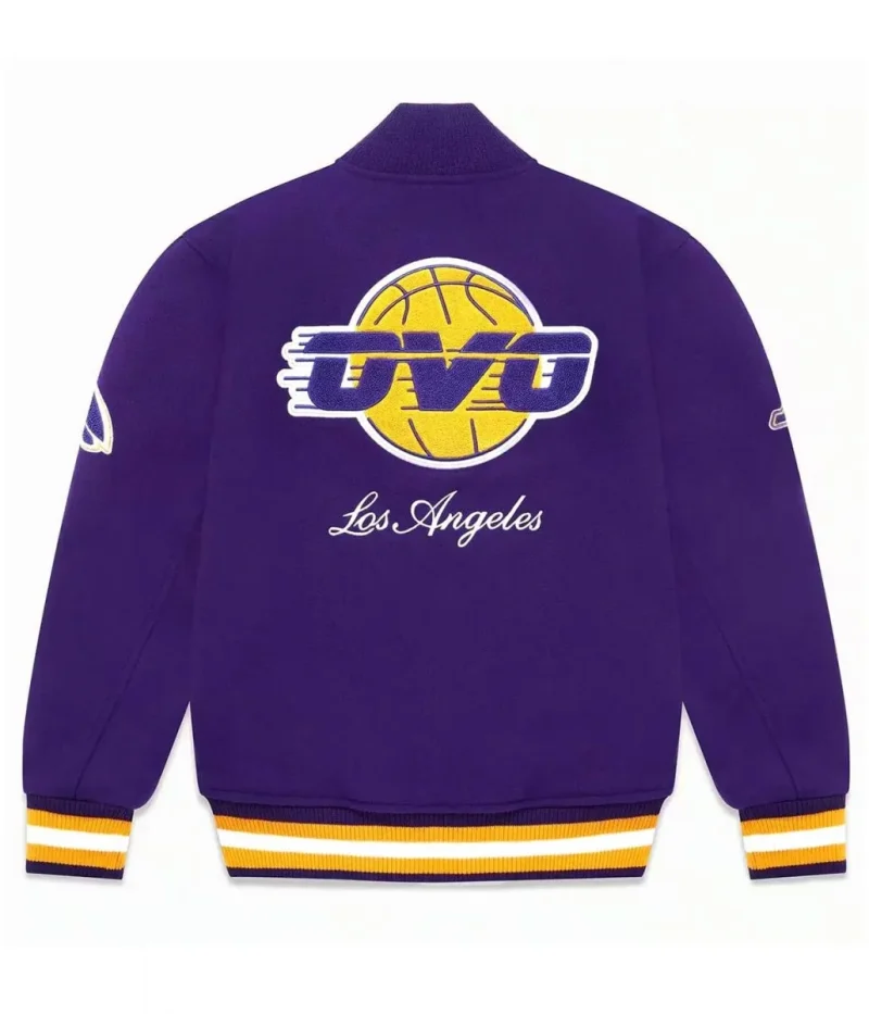 Varsity OVO LA Lakers Purple Jacket