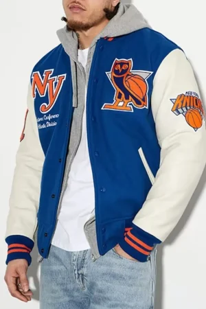 OVO New York Knicks Varsity Jacket