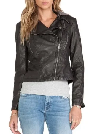 The Vampire Diaries S07 Leslie-Anne Panaligan Leather Jacket