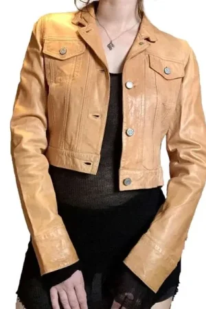 The Love Club Camille Stopps Leather Jacket