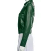 The Originals S03 Leah Pipes Green Leather Jacket