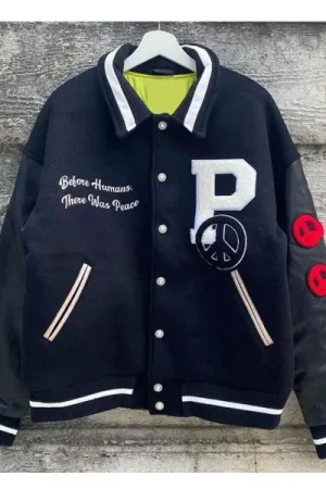 The Peaceful People Letterman Jacket