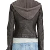 The Vampire Diaries S07 Leslie-Anne Panaligan Leather Jacket
