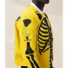 Vanson Skeleton Yellow Leather Jacket