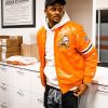 Deshaun Watson Cleveland Browns NFL Orange Varsity Jacket