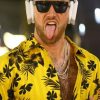 Travis Kelce Floral Printed Shirt