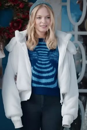 Best Christmas Ever 2023 Charlotte Sanders White Jacket