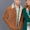 Christmas By Design Jonathan Keltz Brown Leather Jacket