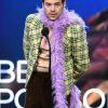 Harry Styles Grammys Yellow Plaid Checkered Blazer