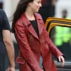 Dakota Johnson Madame Web Leather Jacket