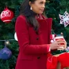 Mishael Morgan Christmas With A Kiss 2023 Red Peacoat