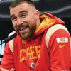 Travis Kelce Press Conference On The DFB Campus Red Hoodie