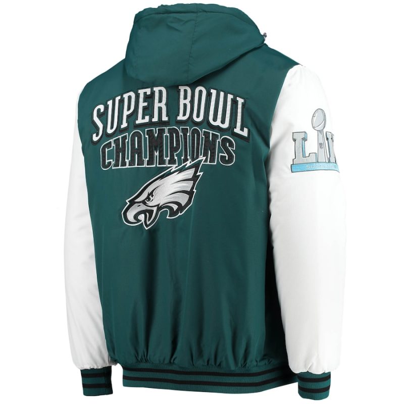 Philadelphia Eagles Green Varsity Full-zip Jacket