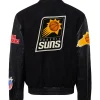 Phoenix Suns Wool & Leather Black Jacket