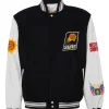 Jeff Hamilton Phoenix Suns Wool & Leather Black/white Varsity Jacket