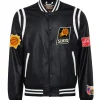 Phoenix Suns Vegan Black Leather Jacket