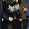 Lady Gaga Black Fringe Leather Jacket