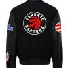 Toronto Raptors Wool & Leather Black Jacket