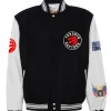 Toronto Raptors Wool & Leather Black/White Varsity Jacket