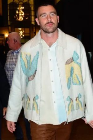 Travis Kelce Blue Fly Jacket