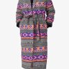 Winter House S03 Danielle Olivera Geometric Striped Coat