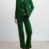 Ashley Newbrough Flipping for Christmas Green Suit