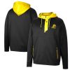 Colosseum Black Oregon Ducks Luge 3.0 Quarter-Zip Hoodie
