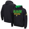 Colosseum Black Oregon Ducks Sunrise Hoodie