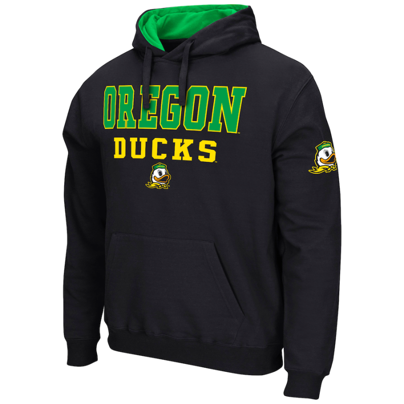 Colosseum Black Oregon Ducks Sunrise Hoodie