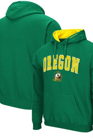 Colosseum Green Oregon Ducks Arch & Logo 3.0 Hoodie