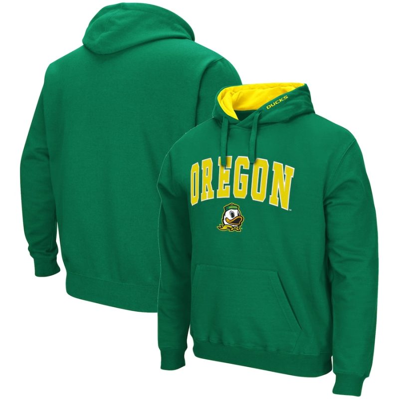 Colosseum Green Oregon Ducks Arch & Logo 3.0 Hoodie