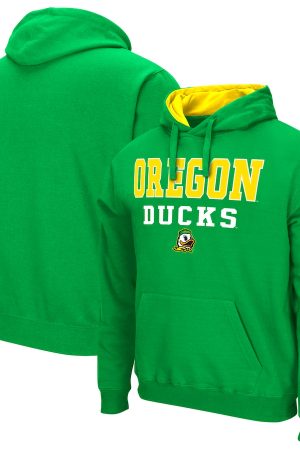 Colosseum Green Oregon Ducks Sunrise Hoodie
