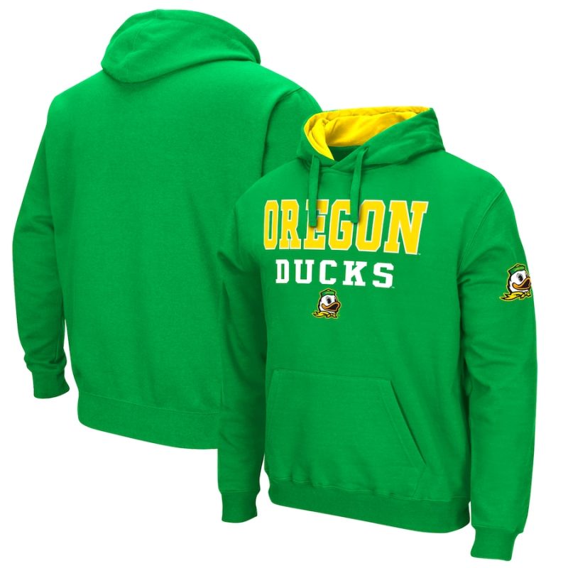 Colosseum Green Oregon Ducks Sunrise Hoodie