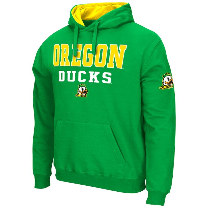 Colosseum Green Oregon Ducks Sunrise Hoodie