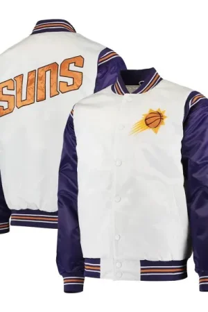 White/Purple Phoenix Suns Renegade Jacket