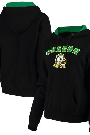 Colosseum Black Oregon Ducks Loud and Proud Hoodie
