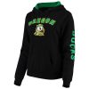 Colosseum Black Oregon Ducks Loud and Proud Hoodie
