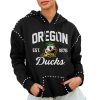 Gameday Couture Black Oregon Ducks Studded Hoodie