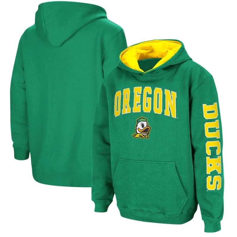 Youth Colosseum Green Oregon Ducks 2-Hit Team Hoodie