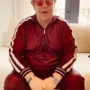 Elton John Christmas Maroon Tracksuit