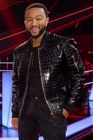 The Voice John Legend Crocodile Jacket
