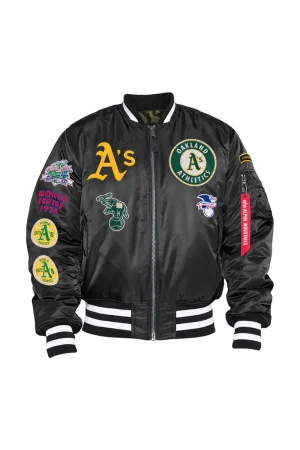 Oakland Athletics X Alpha X New Era Ma-1 Bomber Jacket