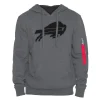 Buffalo Bills X Alpha X New Era Grey Hoodie