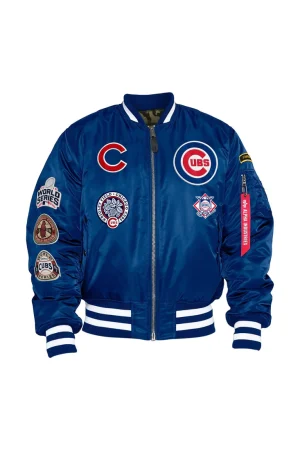 Chicago Cubs X Alpha X New Era MA-1 Bomber Jacket