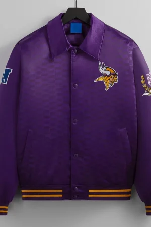 Minnesota Vikings Cover Bomber Jacket