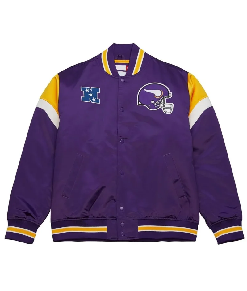 Minnesota Vikings Heavyweight Satin Jacket