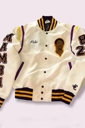Kobe Bryant Mamba Legend Never Die White Jacket