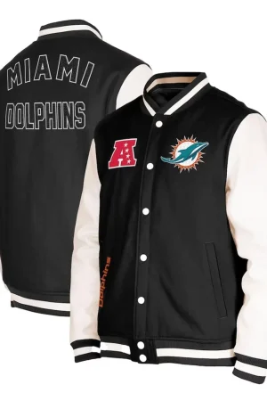Miami Dolphins Third Down Varsity Jacket
