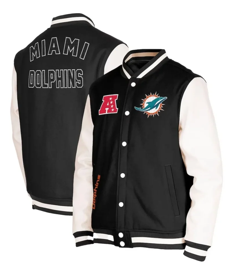 Miami Dolphins Third Down Varsity Jacket