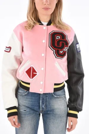 Opening Ceremony Pink Varsity Jacket
